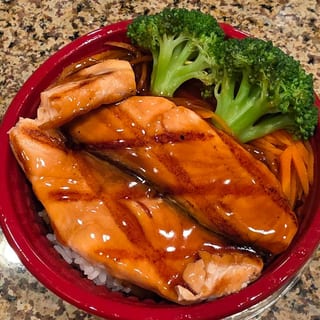 Salmon Teriyaki Rice Bowl