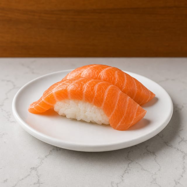 Salmon Nigiri.