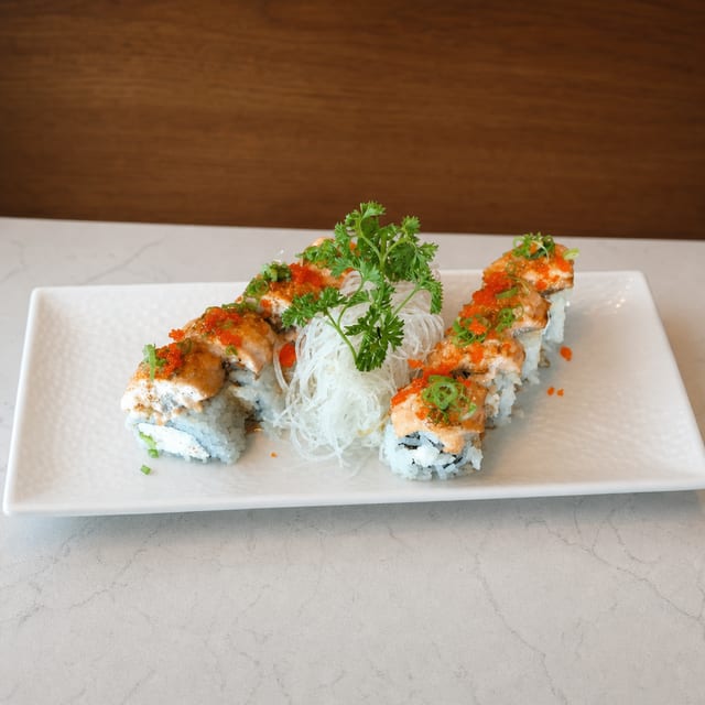 Baked Salmon Roll.