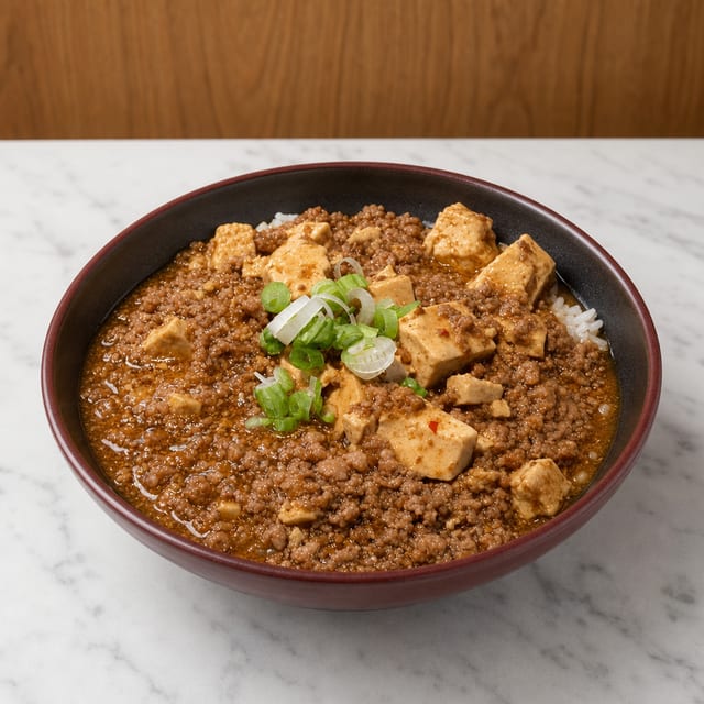 Mabo Rice Bowl.
