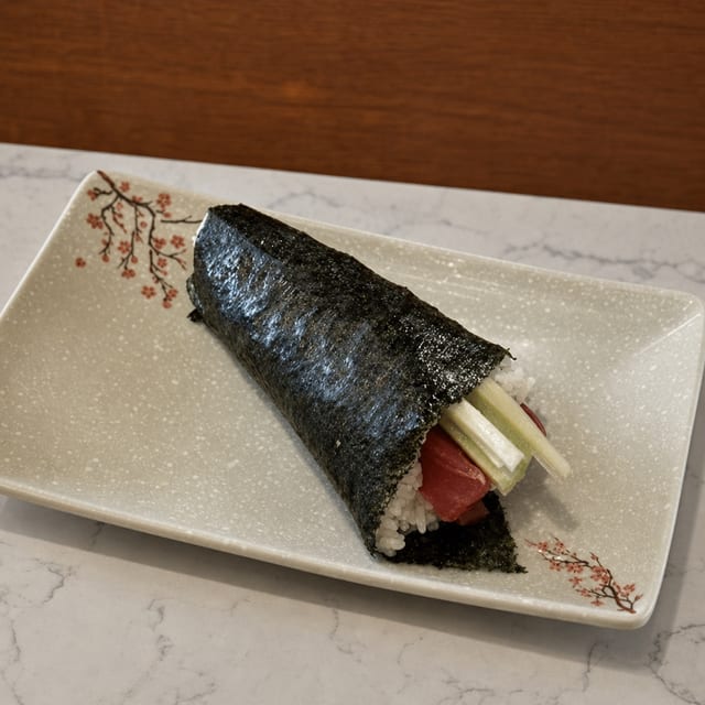 Spicy Tuna Handroll.
