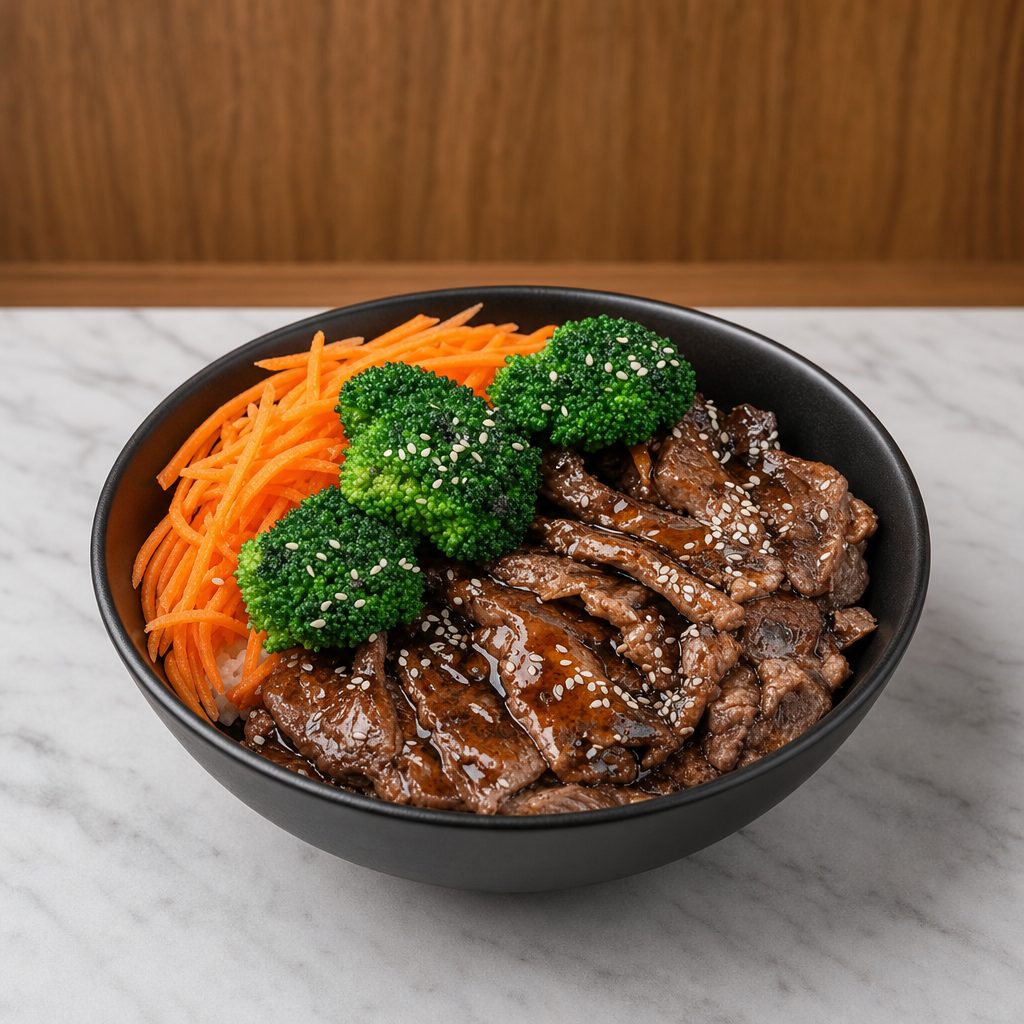 Beef Teriyaki Rice Bowl.