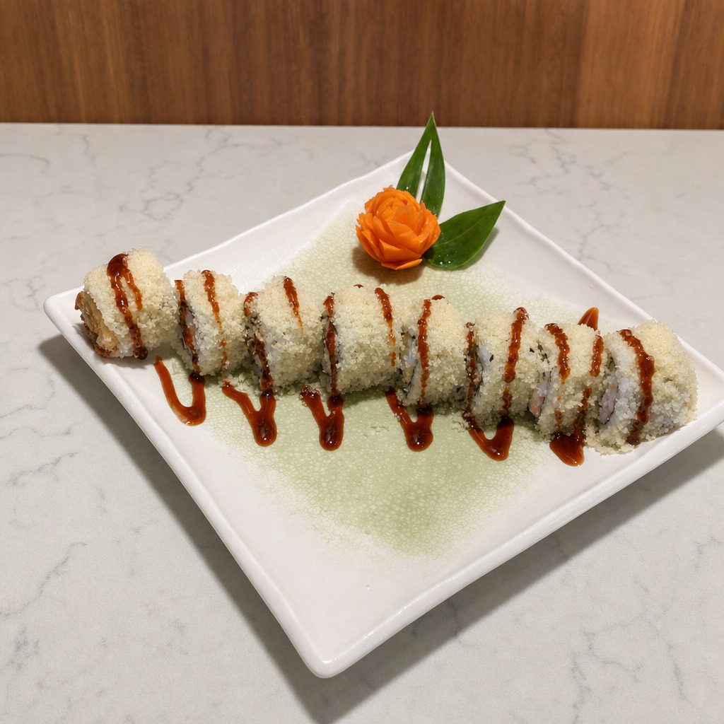 Shrimp Crunch Roll.