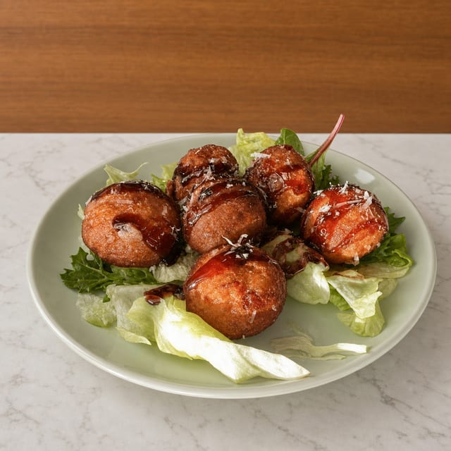 Takoyaki.
