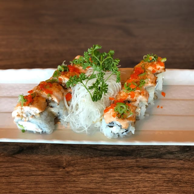 Baked Salmon Roll.