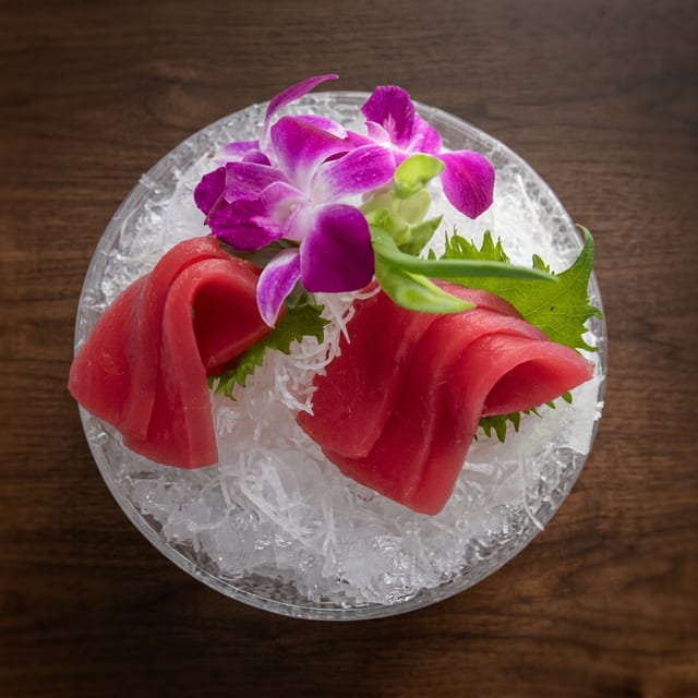 Bluefin Tuna Sashimi.