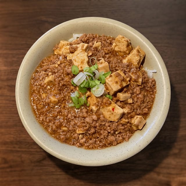 Mabo Rice Bowl.