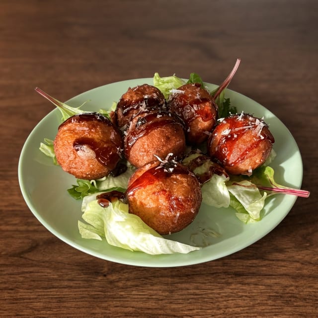 Takoyaki.