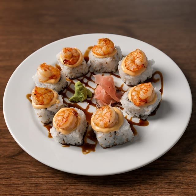 Hibachi Shrimp Roll.