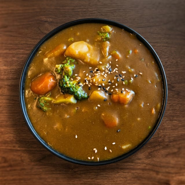 Veggie Curry Rice Bowl.